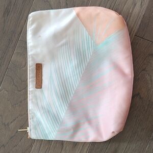 Pura Vida Leaf Zip Pouch Used Spots